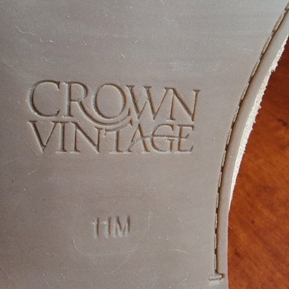 NWT Crown Vintage Women's Samali Loafers in Taupe Suede Size 11M - Picture 4 of 12
